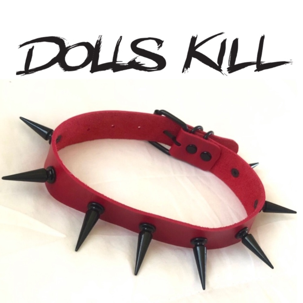 DOLLS KILL STUDDED CHOKER💋🔥 - Picture 5 of 9